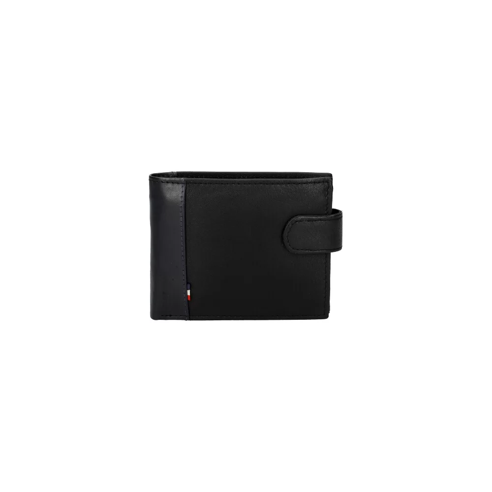 Leather wallet man 39002 - BLACK - ModaServerPro